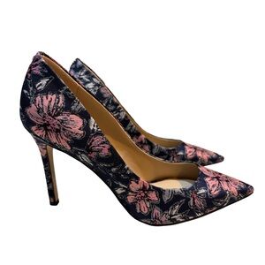 Sam Edelman Floral‎ Jacquard Stiletto Heels – Size 8.5M Hazel